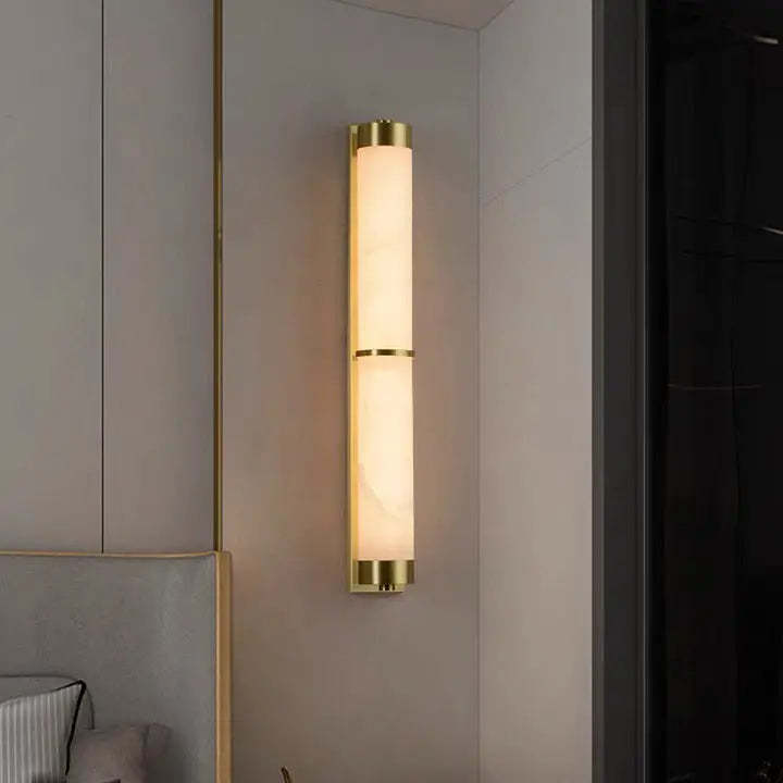 Alabaster Linear Wall Sconce For Living Room