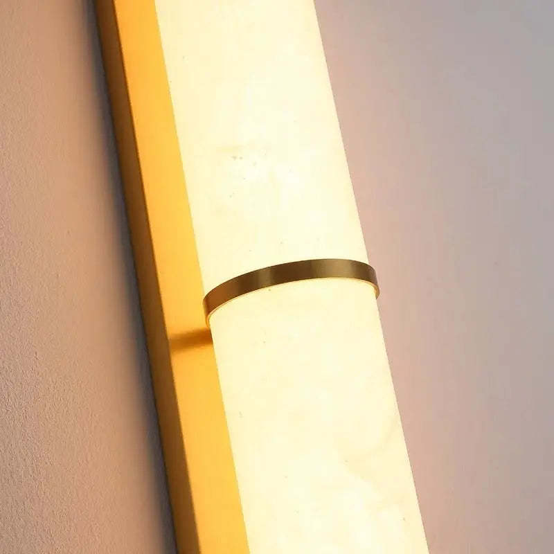 Alabaster Linear Wall Sconce For Living Room