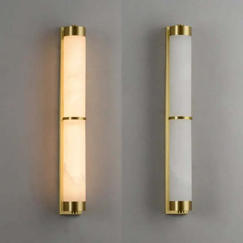 Alabaster Linear Wall Sconce For Living Room