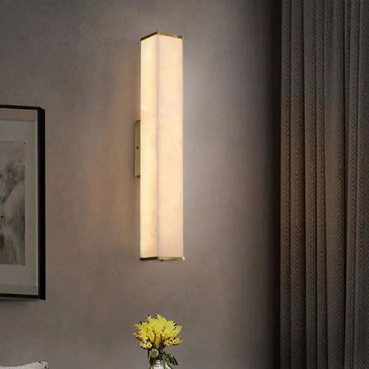 Real Alabaster Wall Sconce For Living Room