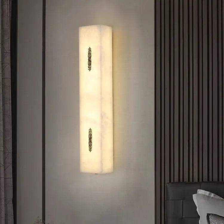 Real Alabaster Wall Sconces Living Room