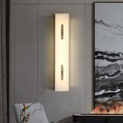 Real Alabaster Wall Sconces Living Room