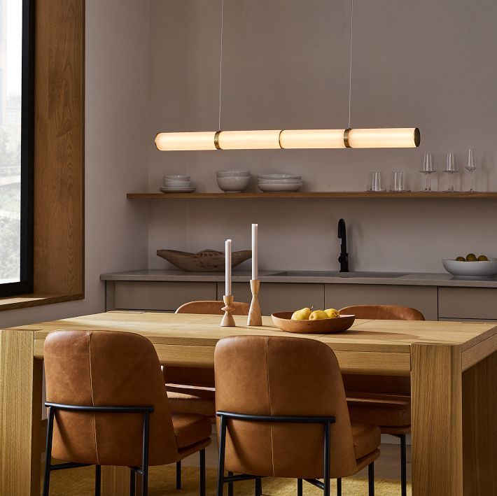 Alabaster Anne Art Linear Chandelier