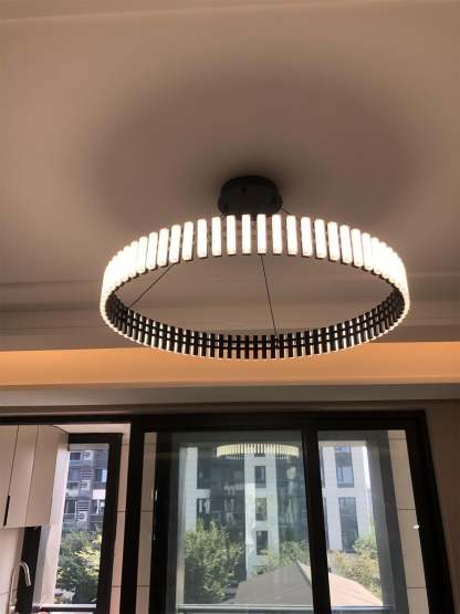 Hanging LED Chandelier ∅ 15.7″-Sylvia Space