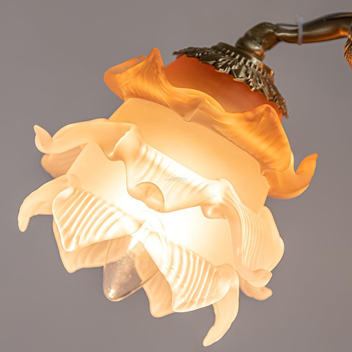 Putti Statuettes Brass Chandelier-Sylvia Space