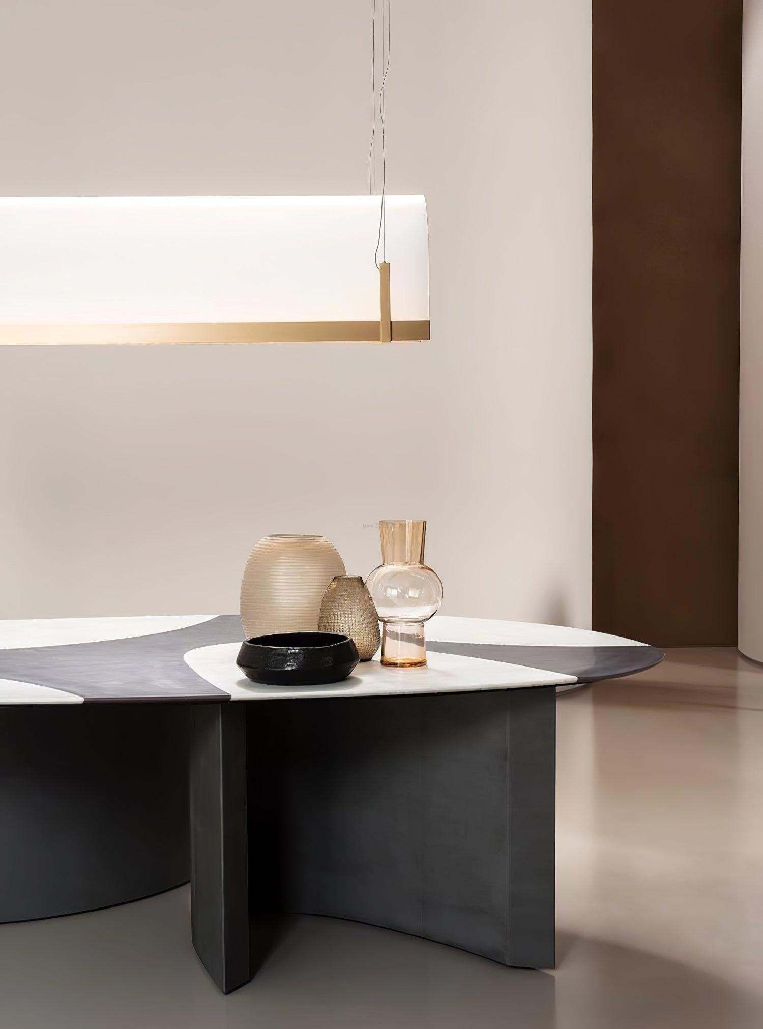 Round Arched Chandelier L 39.4″-Sylvia Space