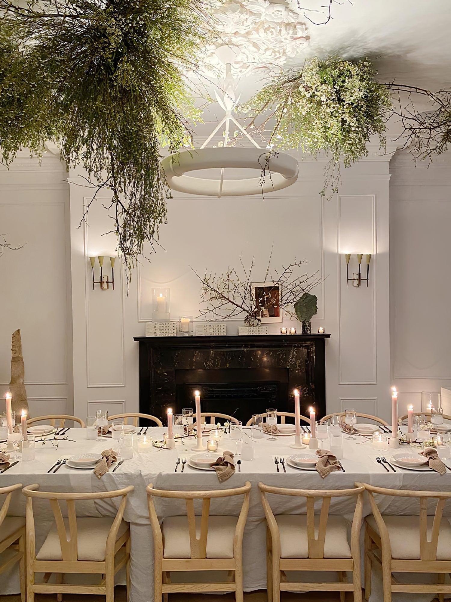 Tinsley Plaster Chandelier ∅ 23.6″/31.5''-Sylvia Space