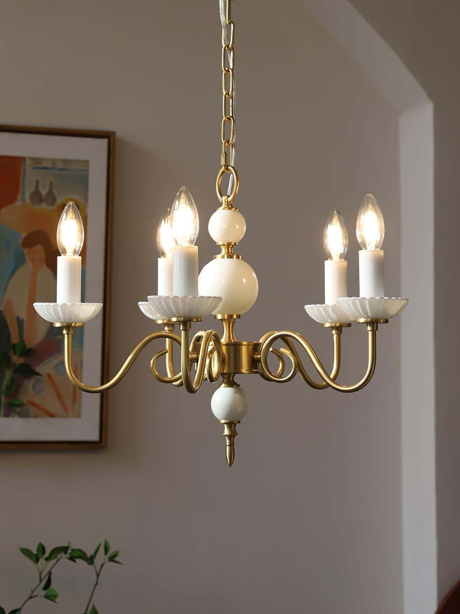 Carlita Chandelier with 3/5 heads-Sylvia Space