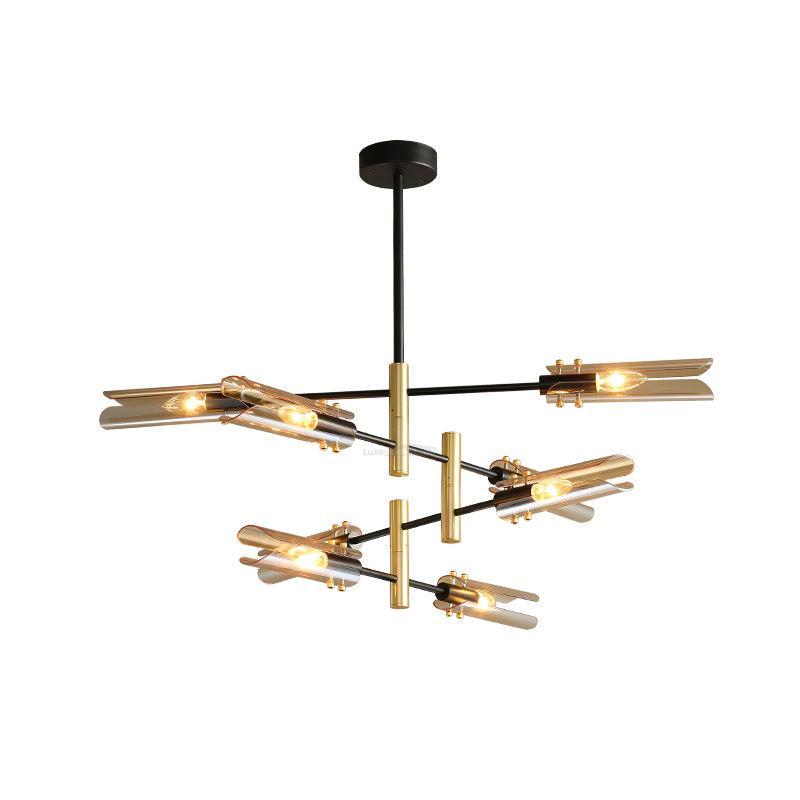 Astrid Double Chandelier with 4/6/8 heads-Sylvia Space