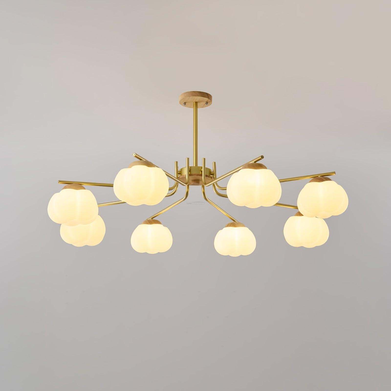 Plastic Cotton Balls Chandelier with 5/8 heads-Sylvia Space