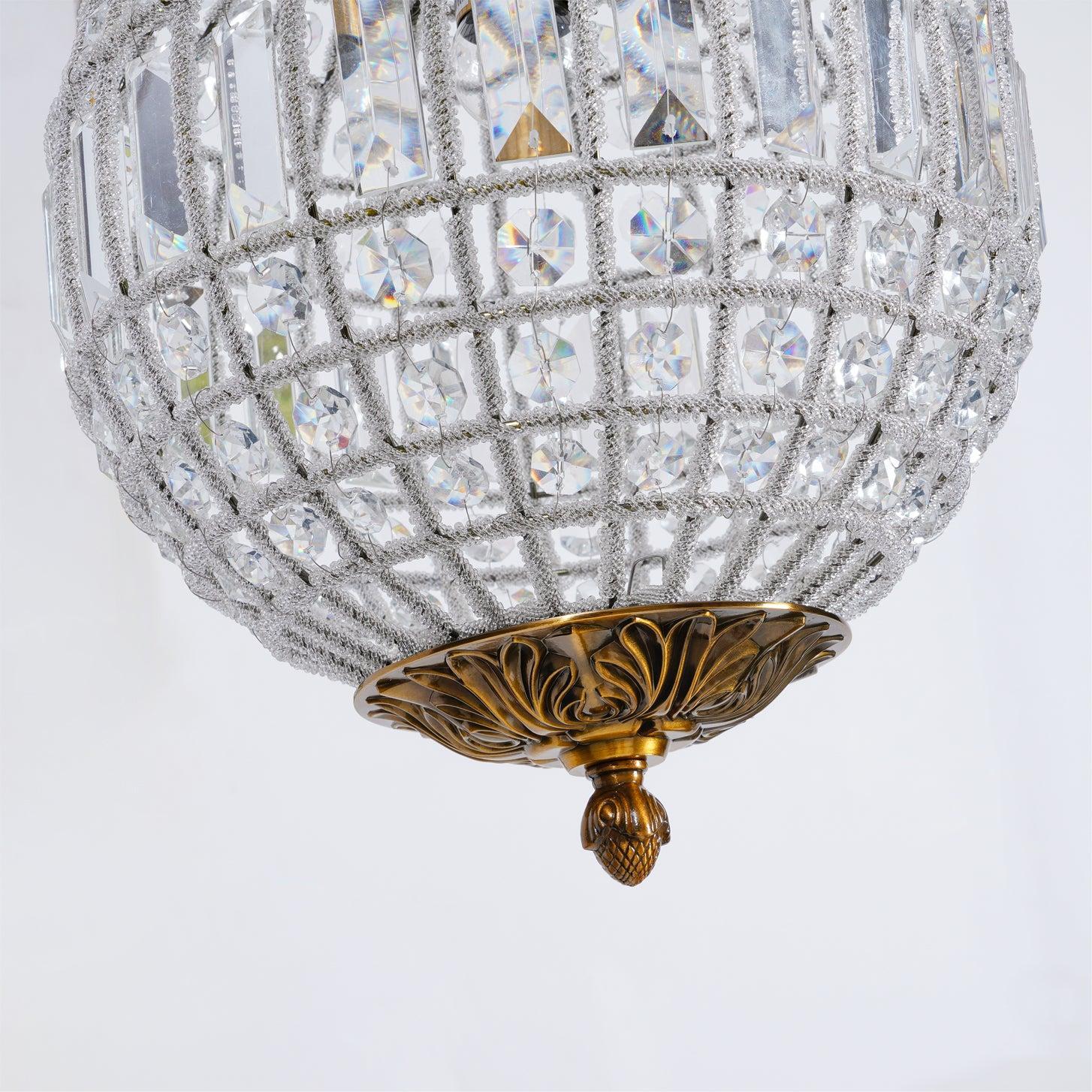 Traditional Globe Chandelier-Sylvia Space
