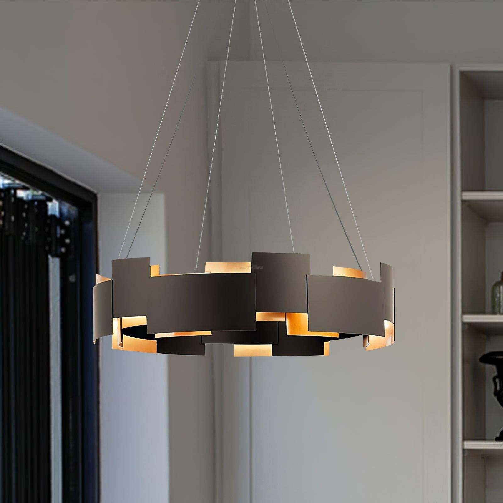 Kichler Oval Chandelier ∅ 23.6″-Sylvia Space