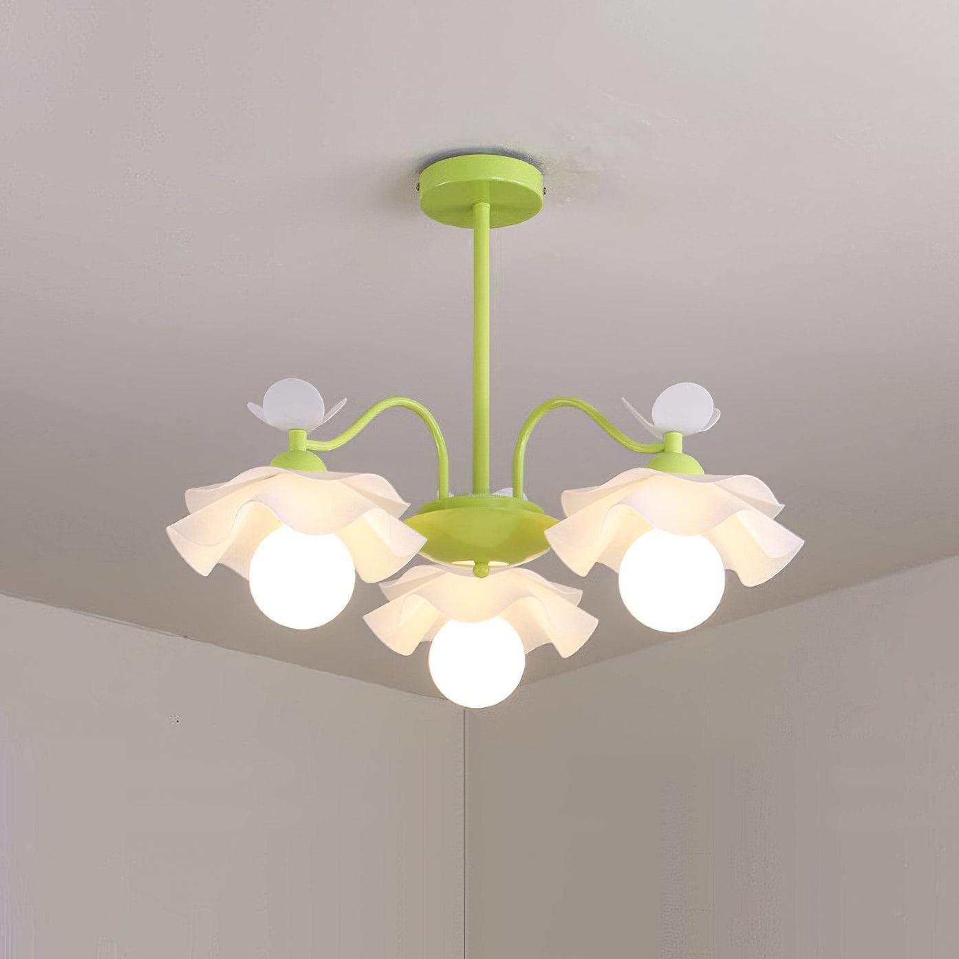 Murano Acrylic Chandelier with 3/5/8 heads-Sylvia Space