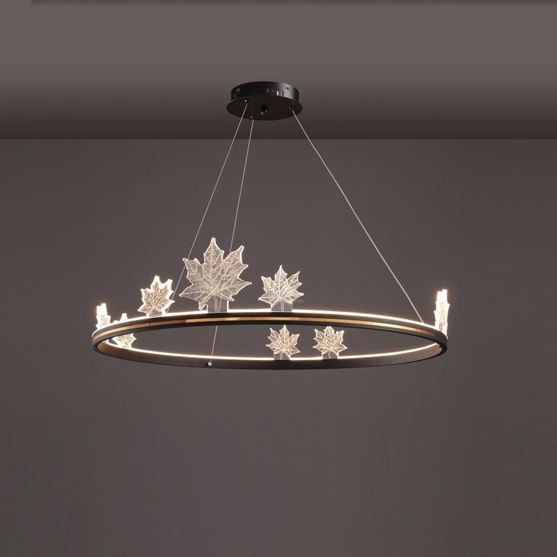 Ion Leaf Ring Chandelier-Sylvia Space