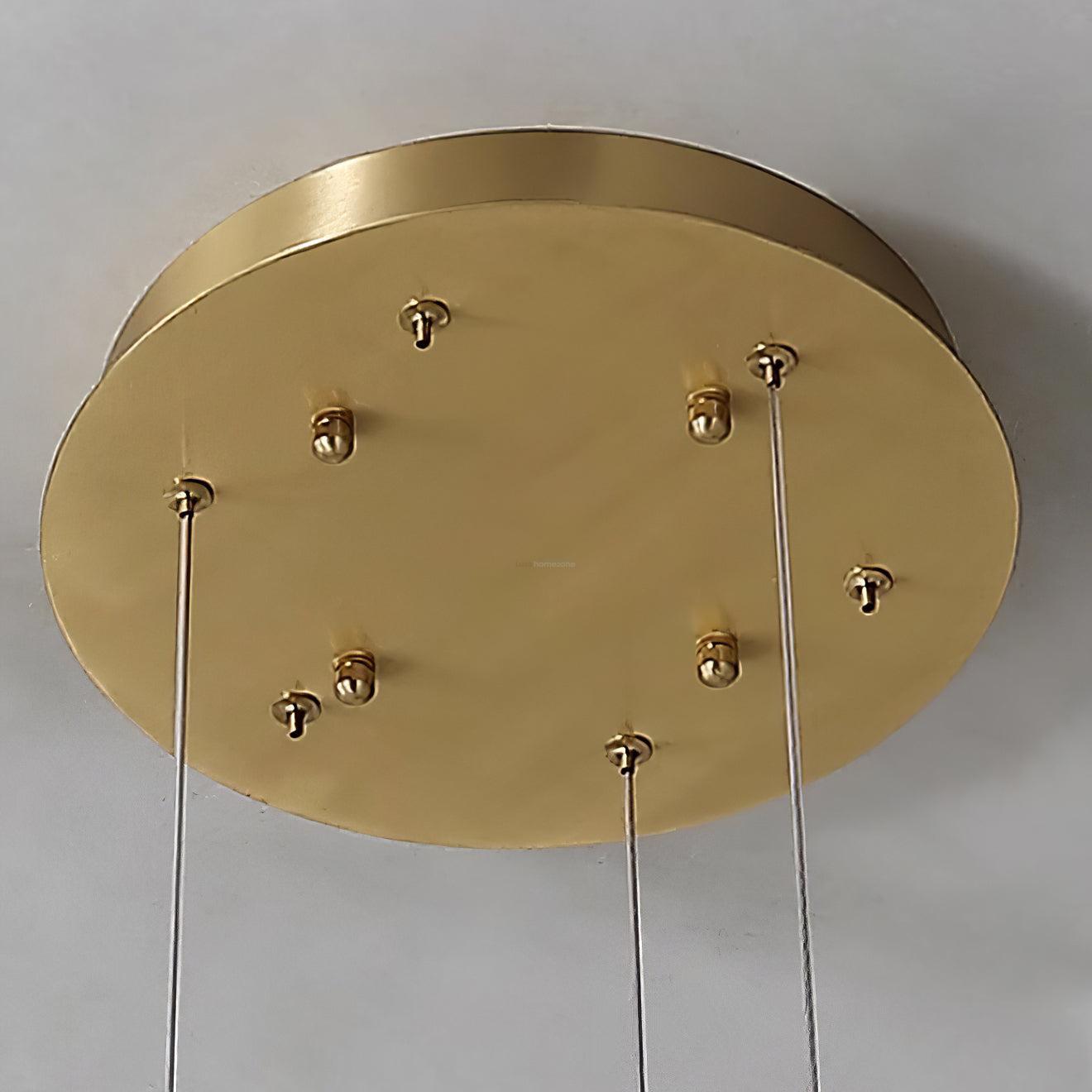 Marika Alabaster Ring Chandelier-Sylvia Space