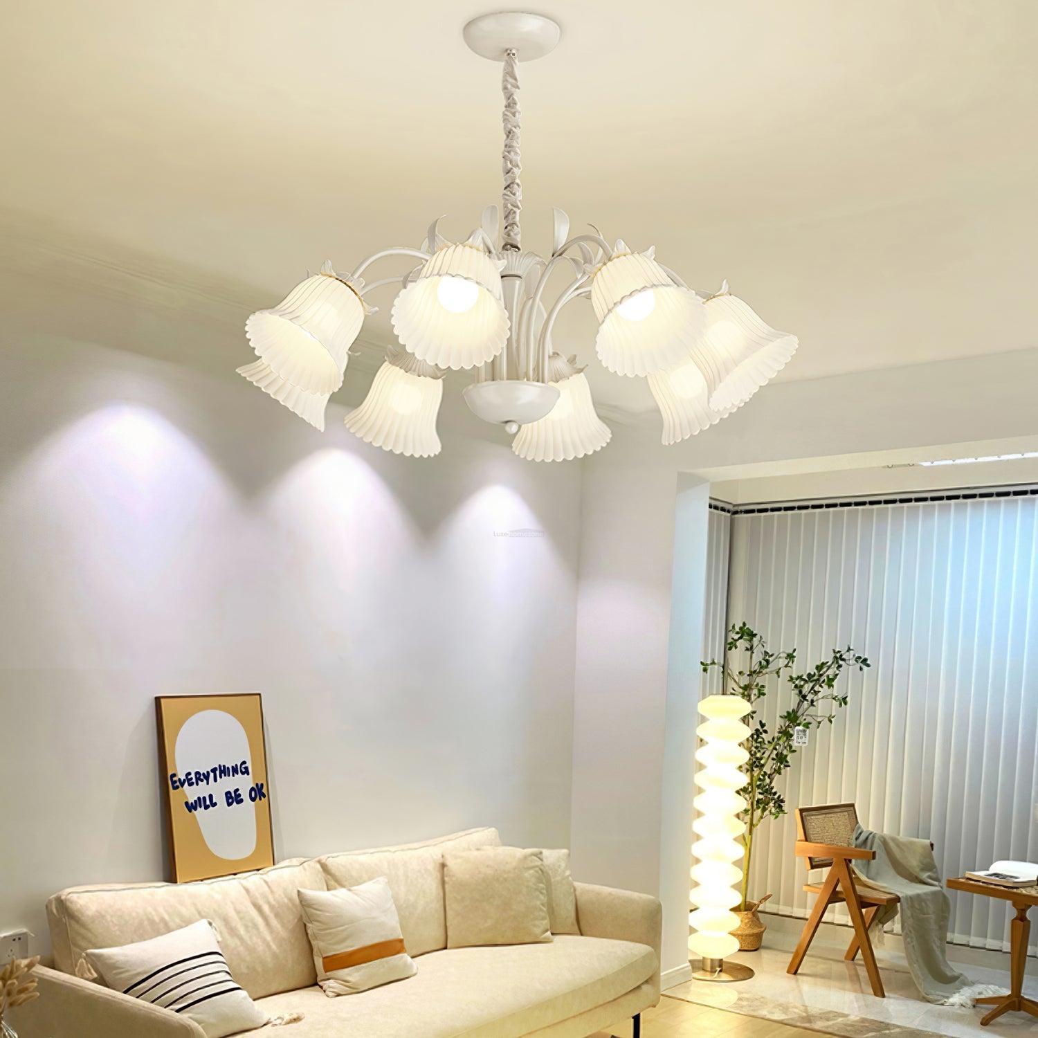 Petunia Chandelier with 6/8 heads-Sylvia Space