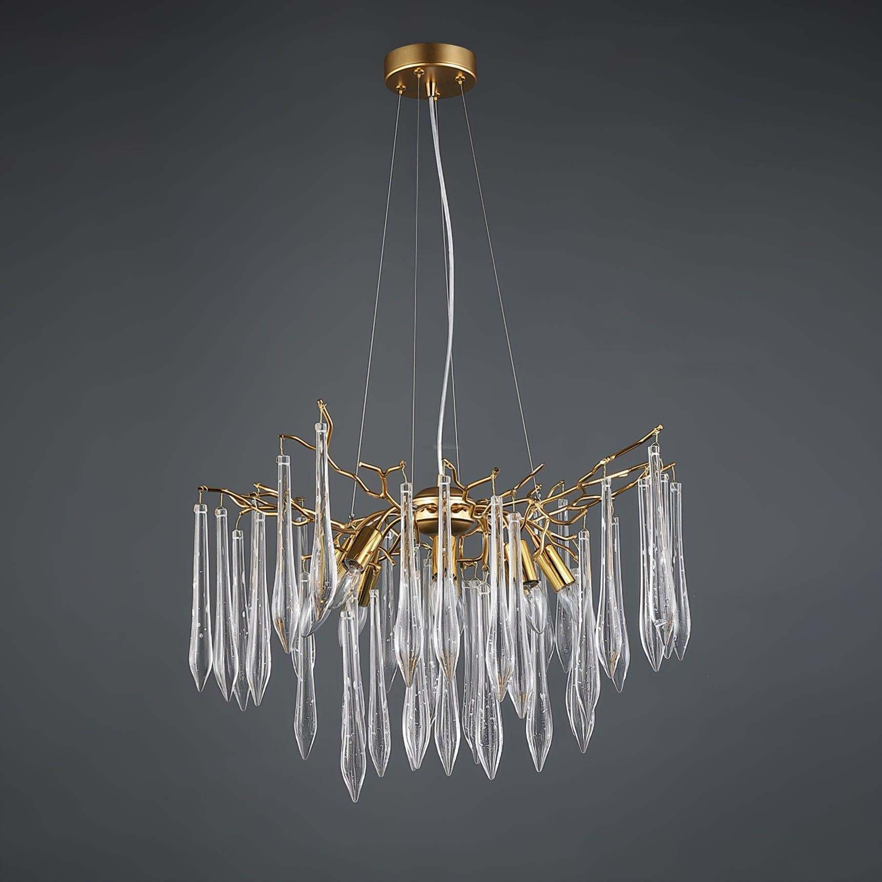 Aqua Funnel Chandelier with 8/10/12 heads-Sylvia Space