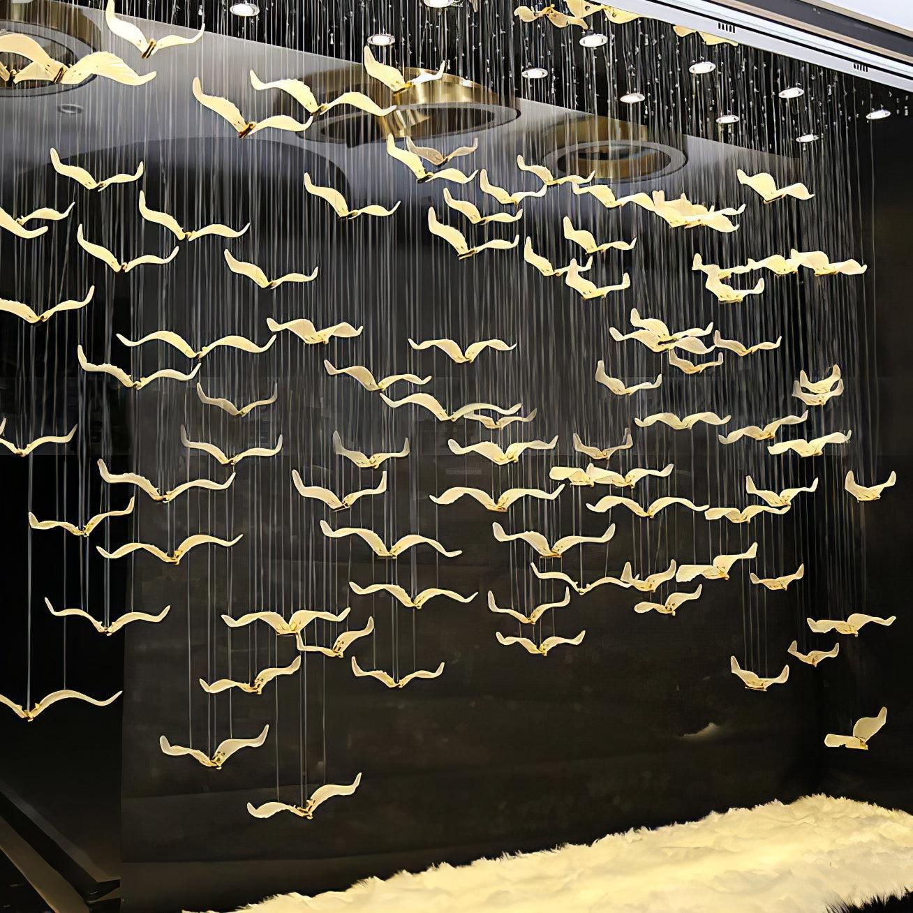 Large Seagull Chandelier with 1/3/5/7/9/11/12/18 heads-Sylvia Space