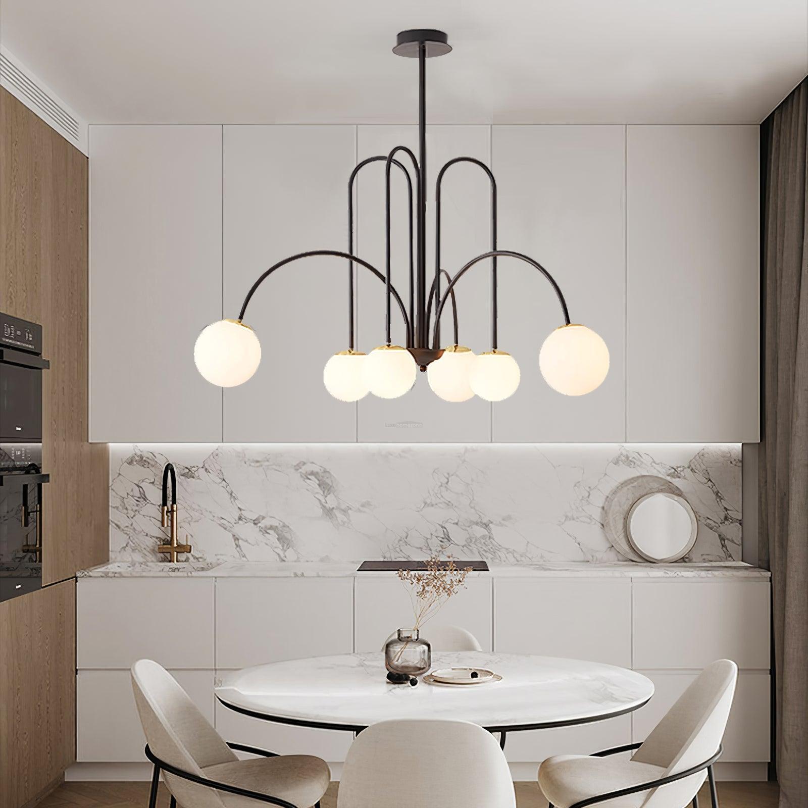 Delaney Chandelier with 6/8 heads-Sylvia Space