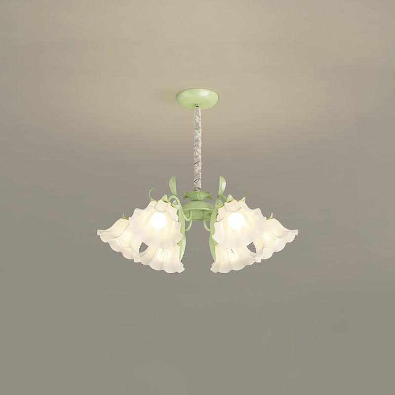 Pastoral Flower Chandelier with 6/9 heads-Sylvia Space
