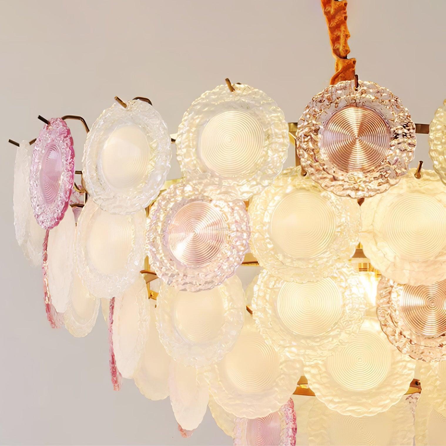 Rainbow Chandelier with Round/Long canopy-Sylvia Space