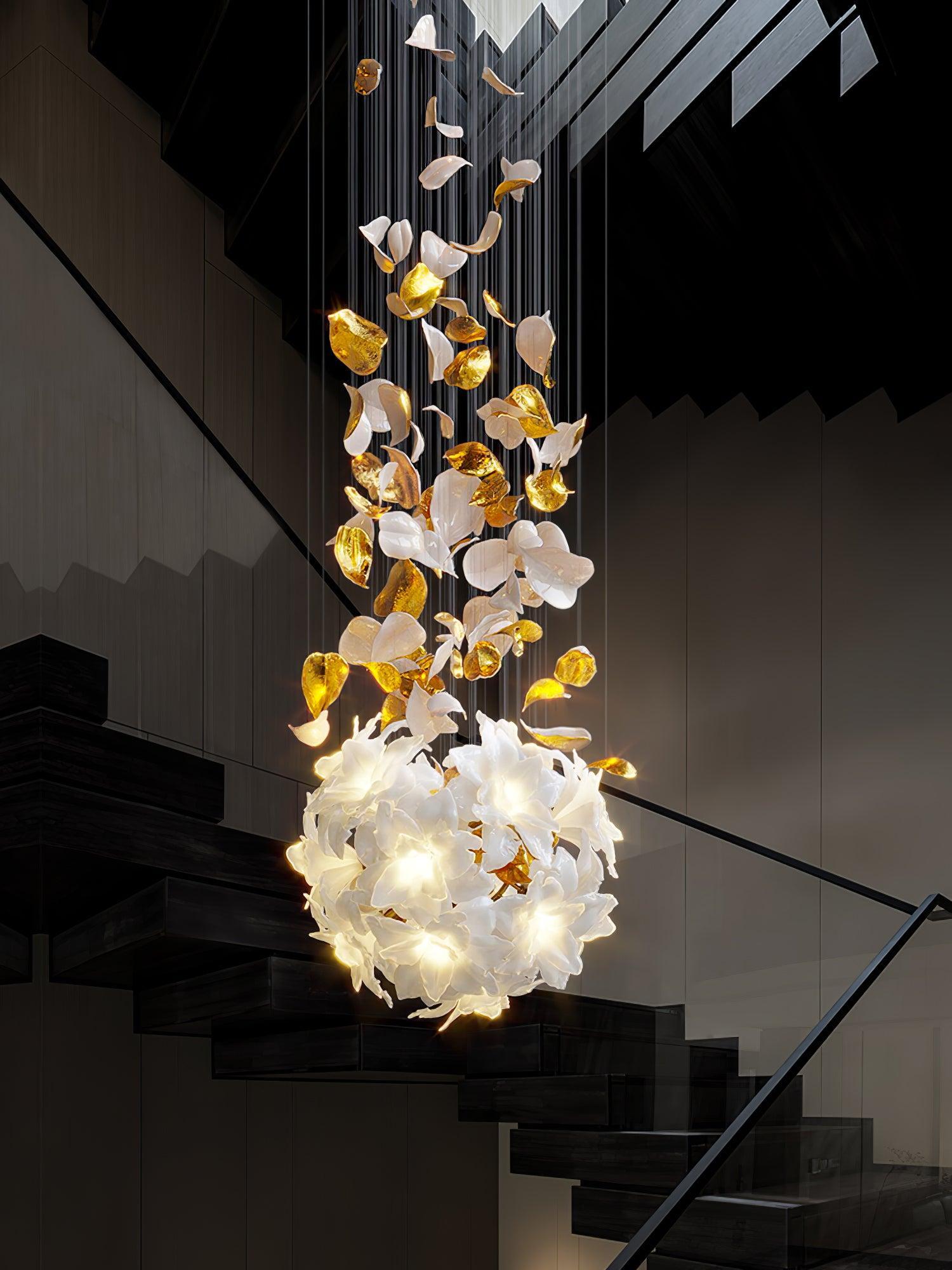 Flying Flowers Fluttering Chandelier with 6 Types-Sylvia Space