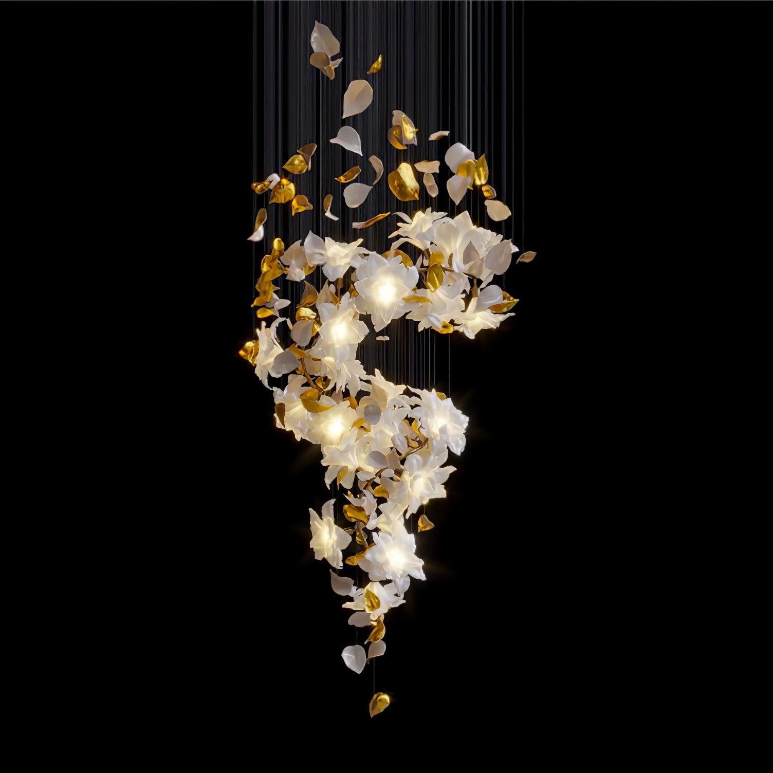 Flying Flowers Fluttering Chandelier with 6 Types-Sylvia Space