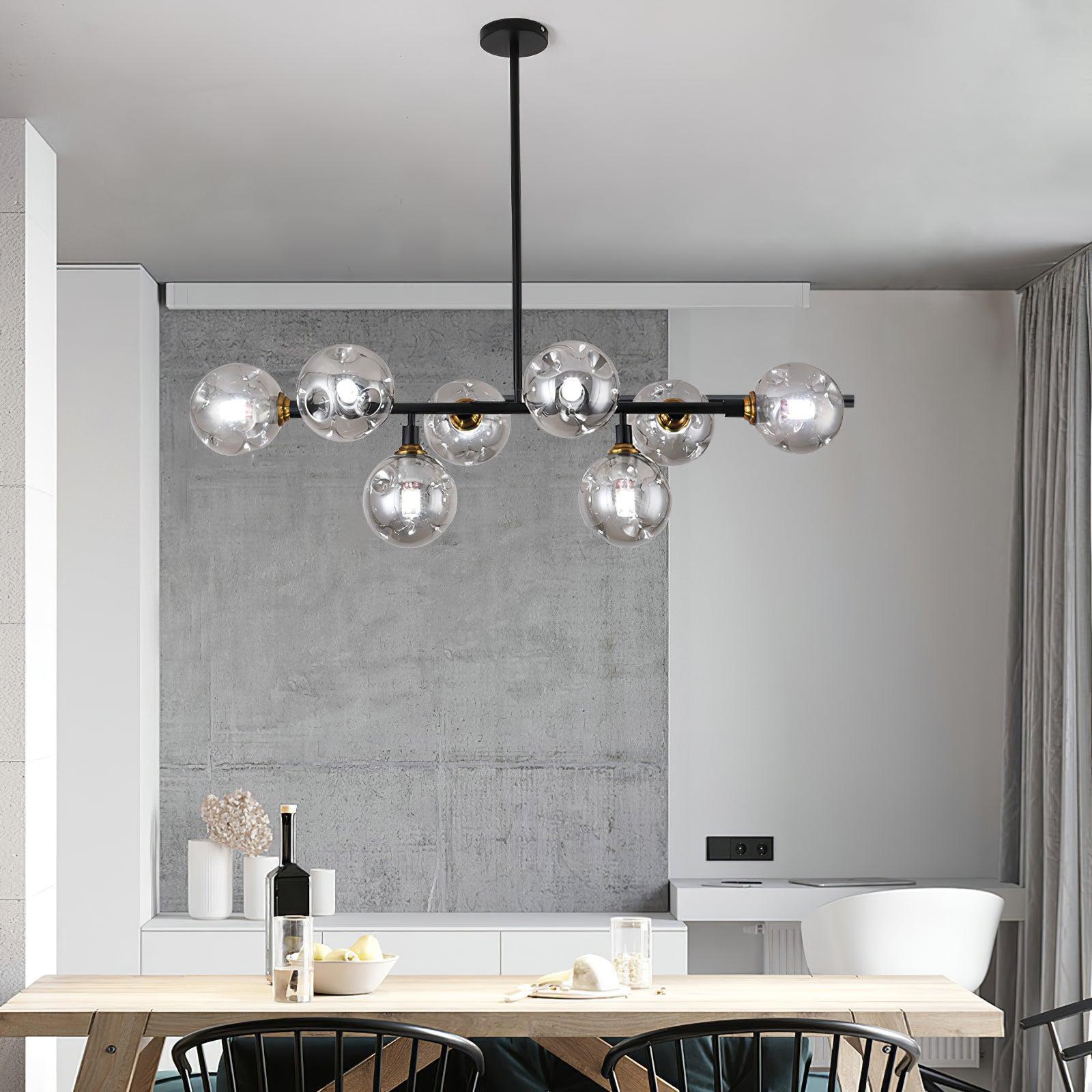 Primas Glass Linear Chandelier-Sylvia Space