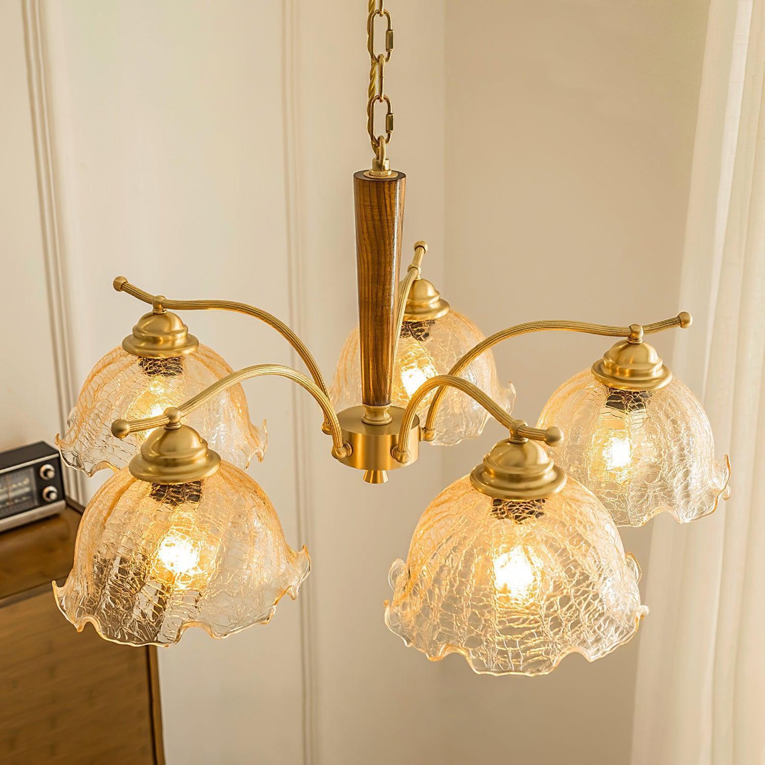 Crack Flower Chandelier ∅ 11.8″-Sylvia Space