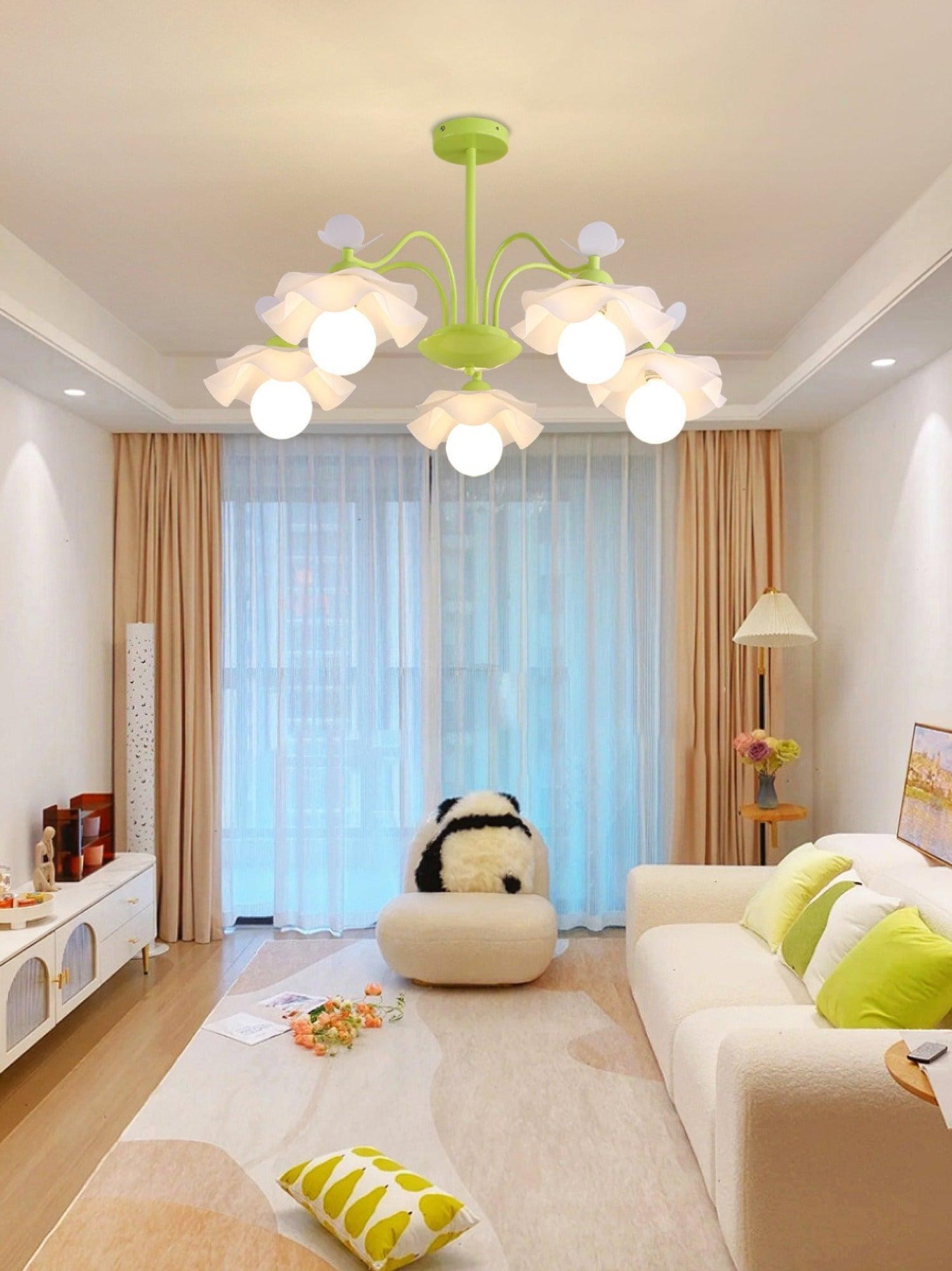 Murano Acrylic Chandelier with 3/5/8 heads-Sylvia Space