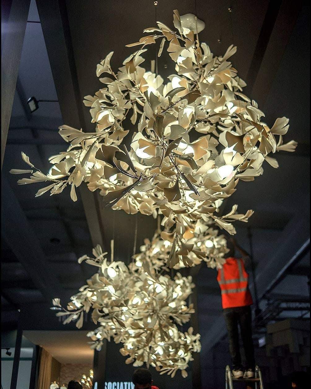 Gingko Combination Type Chandelier-Sylvia Space