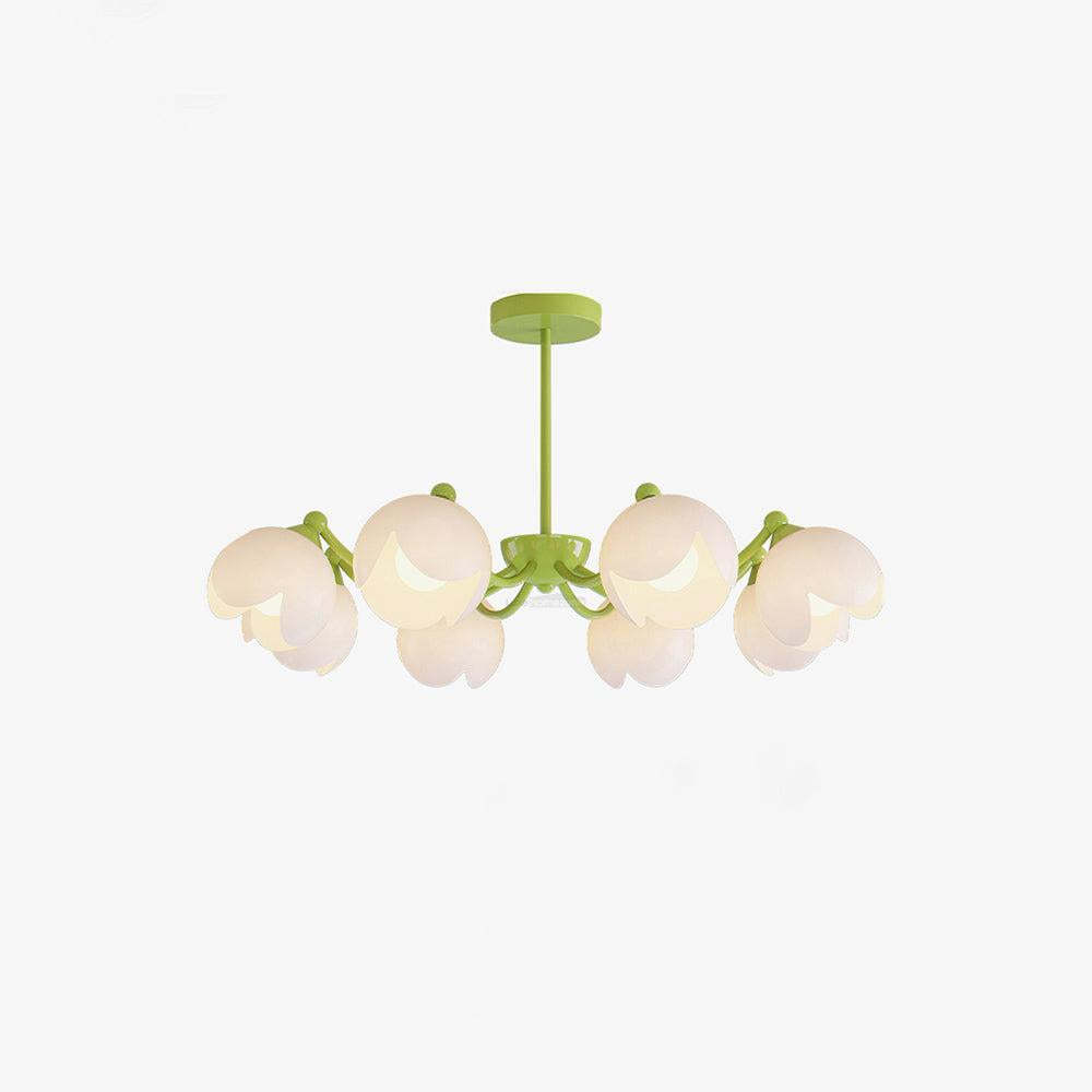 Murano Cream Chandelier with 3/5/6/8 heads-Sylvia Space