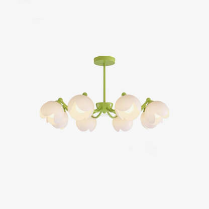 Murano Cream Chandelier with 3/5/6/8 heads-Sylvia Space