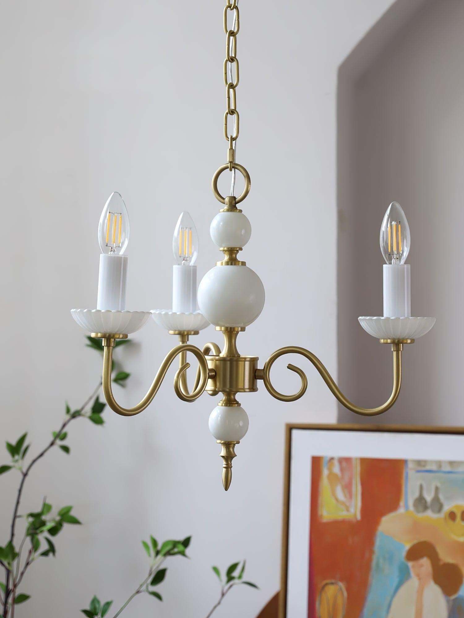 Carlita Chandelier with 3/5 heads-Sylvia Space