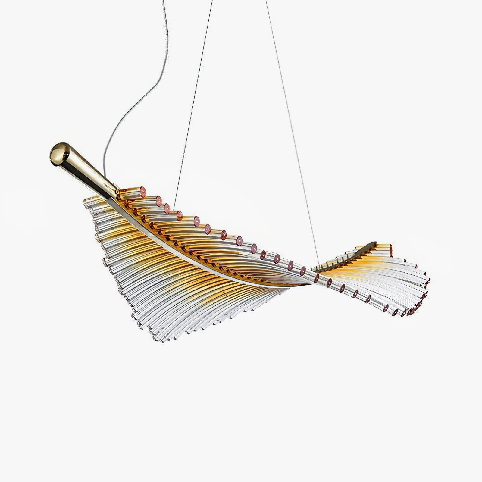 Leaf LED Chandelier ∅ 15.7″-Sylvia Space