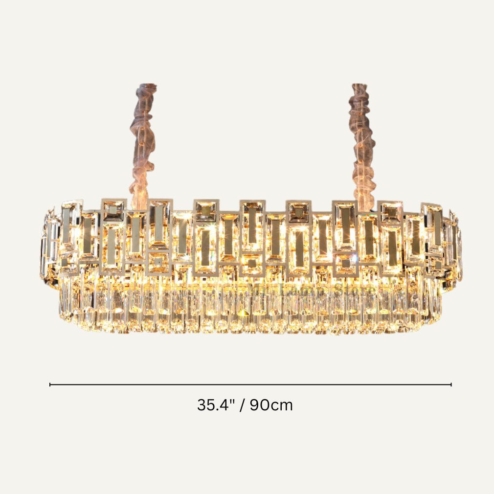 Aabgenay Ellipse Chandelier-Sylvia Space