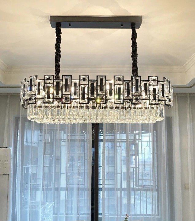 Aabgenay Ellipse Chandelier-Sylvia Space