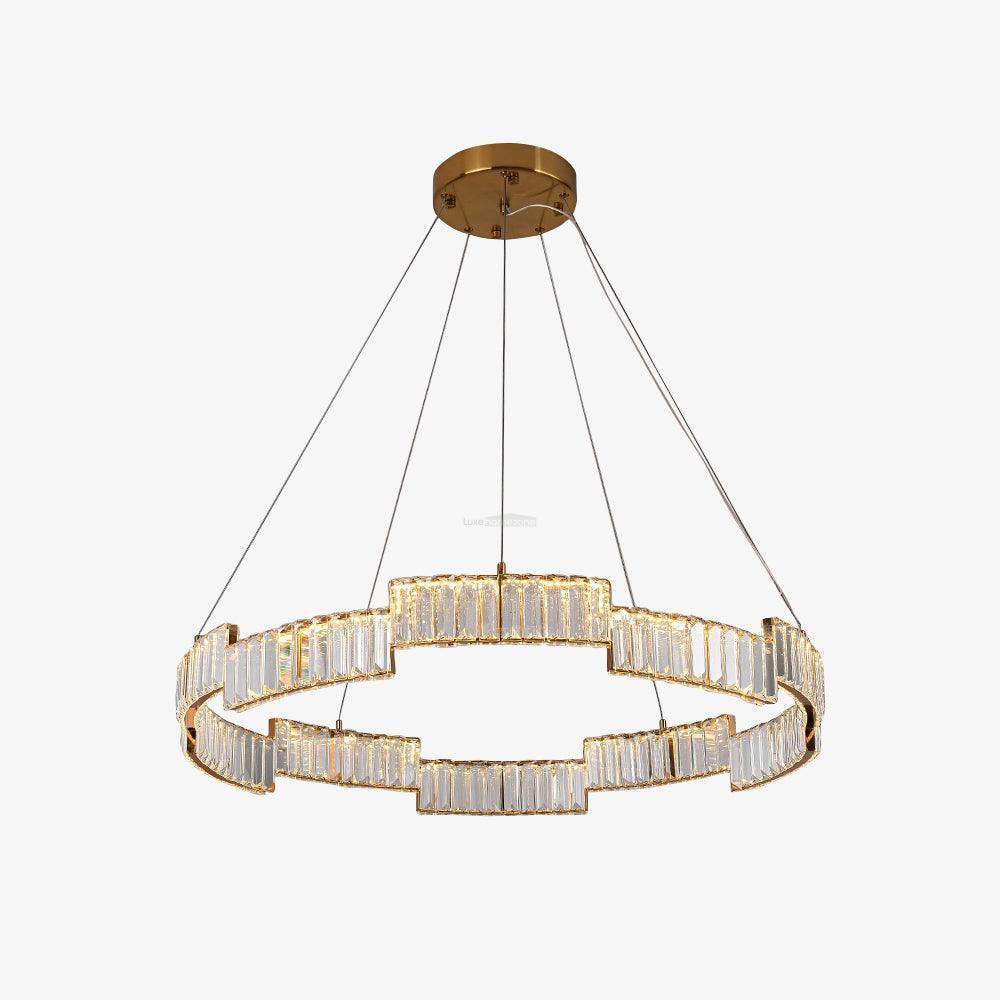 Stella Crystal Round Chandelier-Sylvia Space