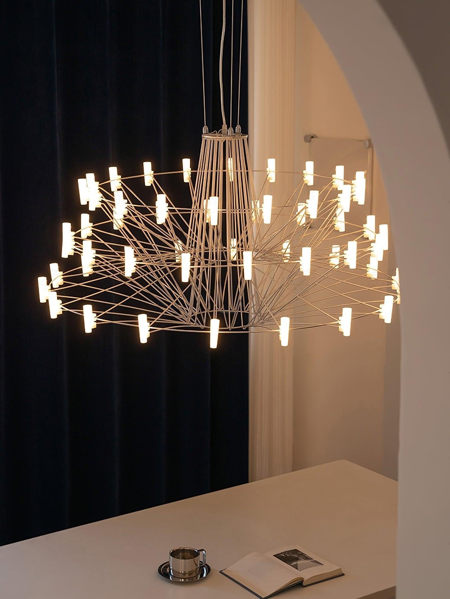 Sky Ballet Chandelier ∅ 33.5″ ~∅ 39.8″-Sylvia Space