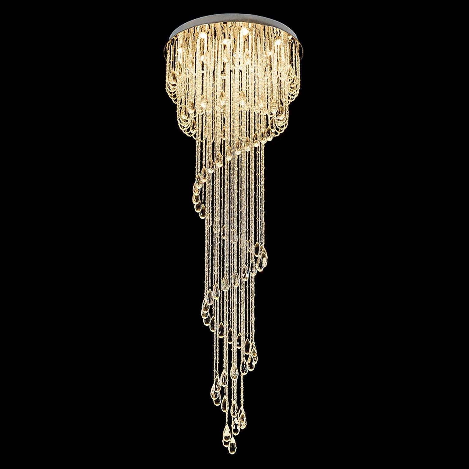 Classic Symphony Spiral Round Chandelier-Sylvia Space