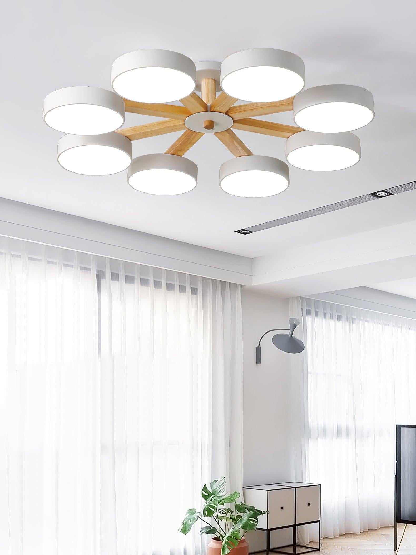 Modern Multi Stem Chandelier with 5/6/8 heads-Sylvia Space