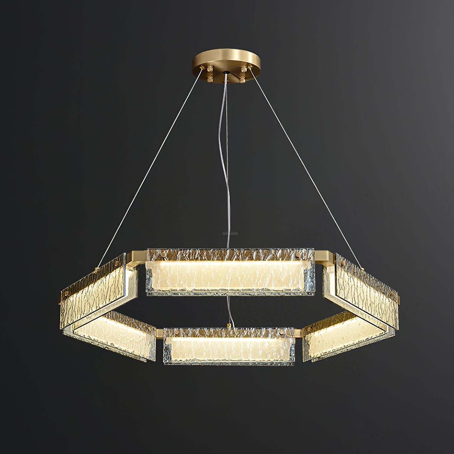 Asner LED Chandelier ∅ 27.5″-Sylvia Space