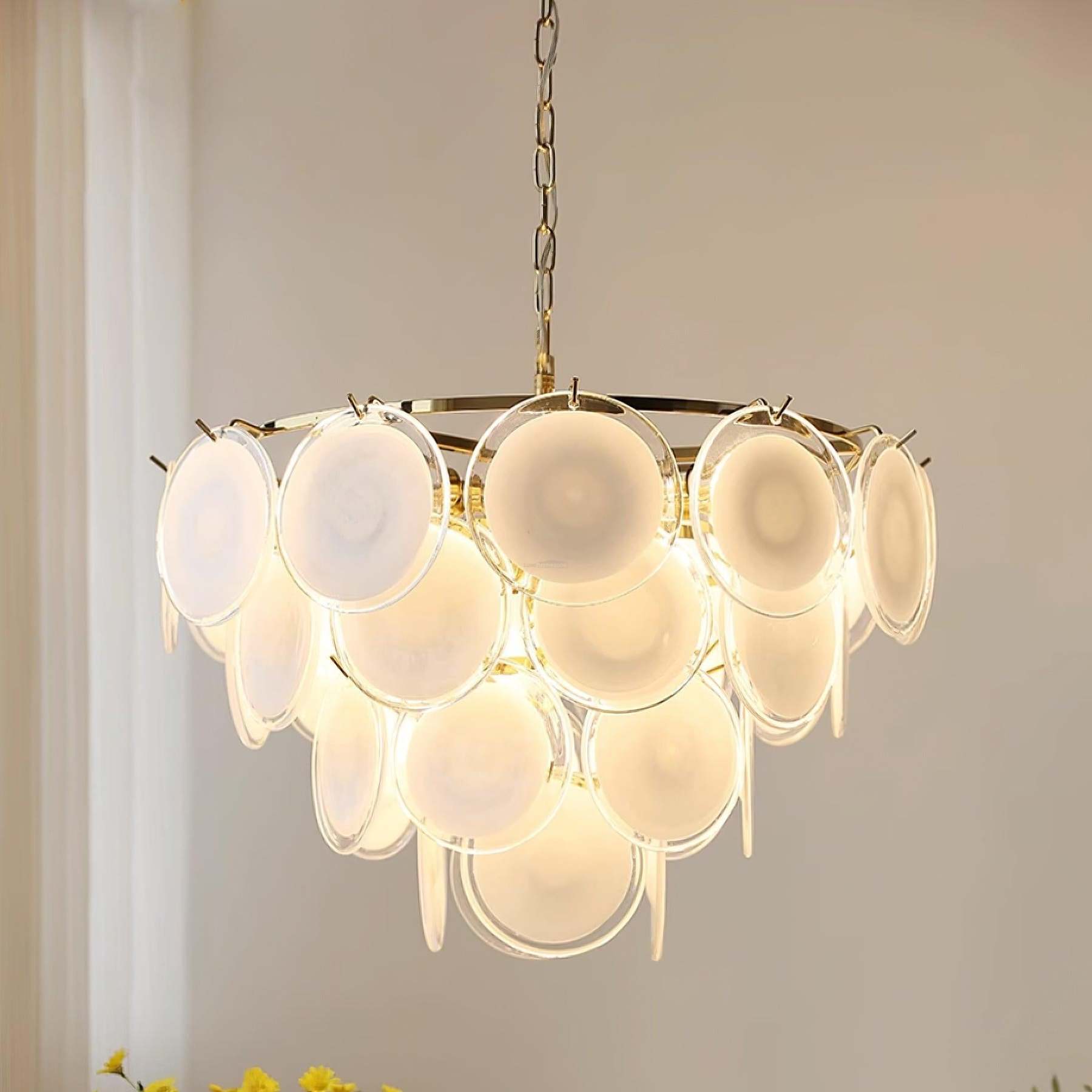 Bettina Murano Chandelier  ∅ 19.6″-Sylvia Space