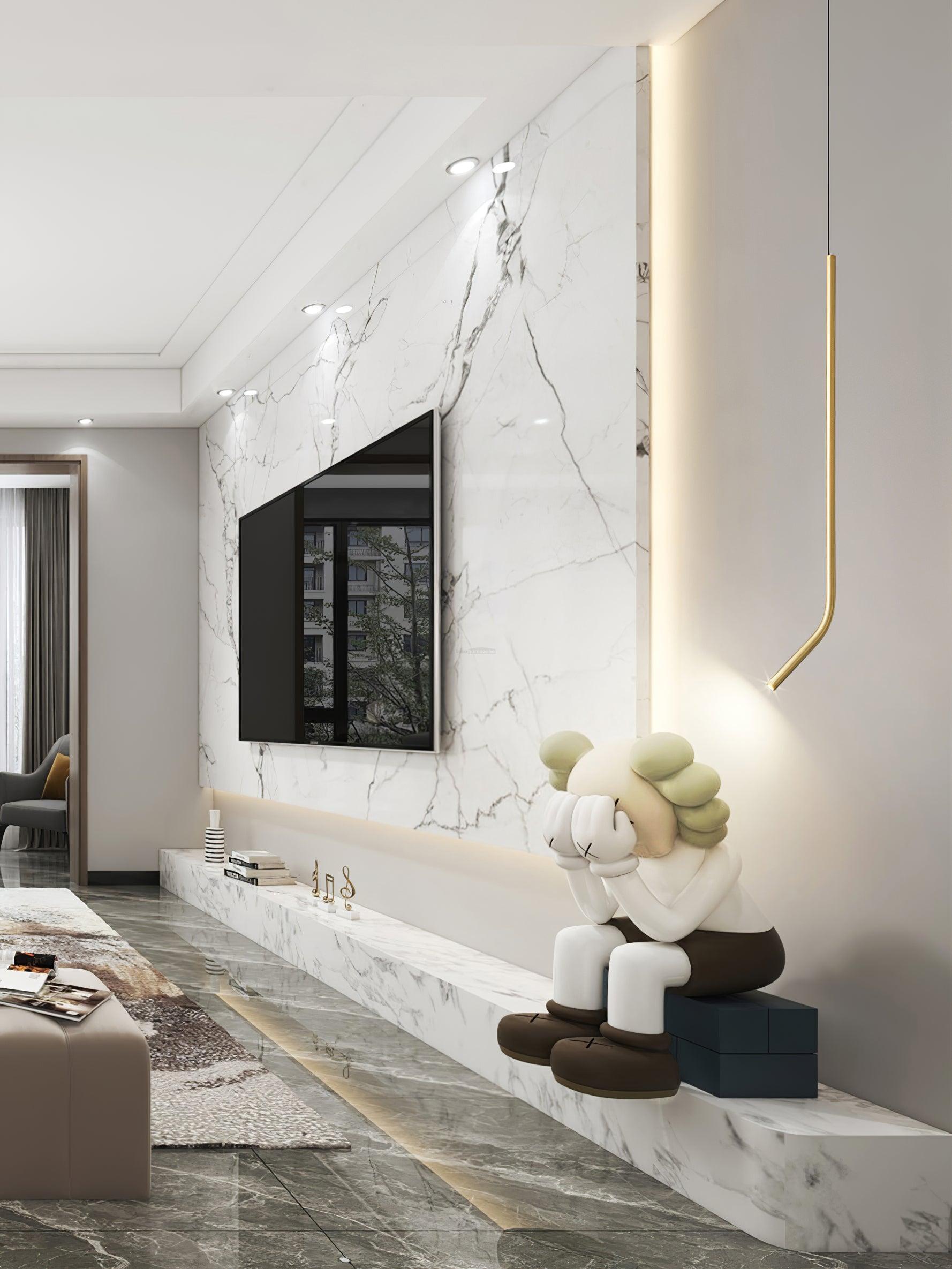 Bending Line Pendant-Sylvia Space