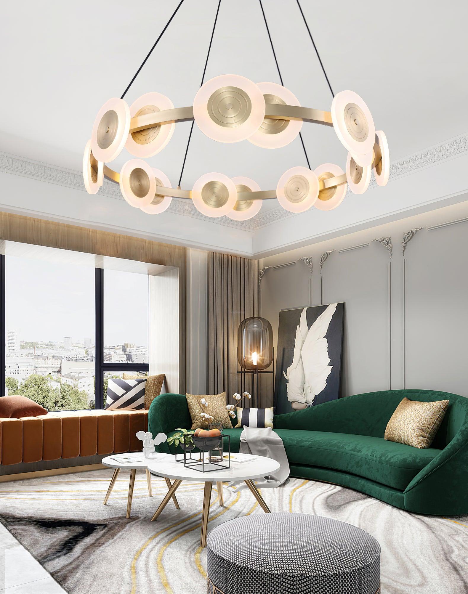 Samiya Nordic Chandelier ∅ 36.2″-Sylvia Space