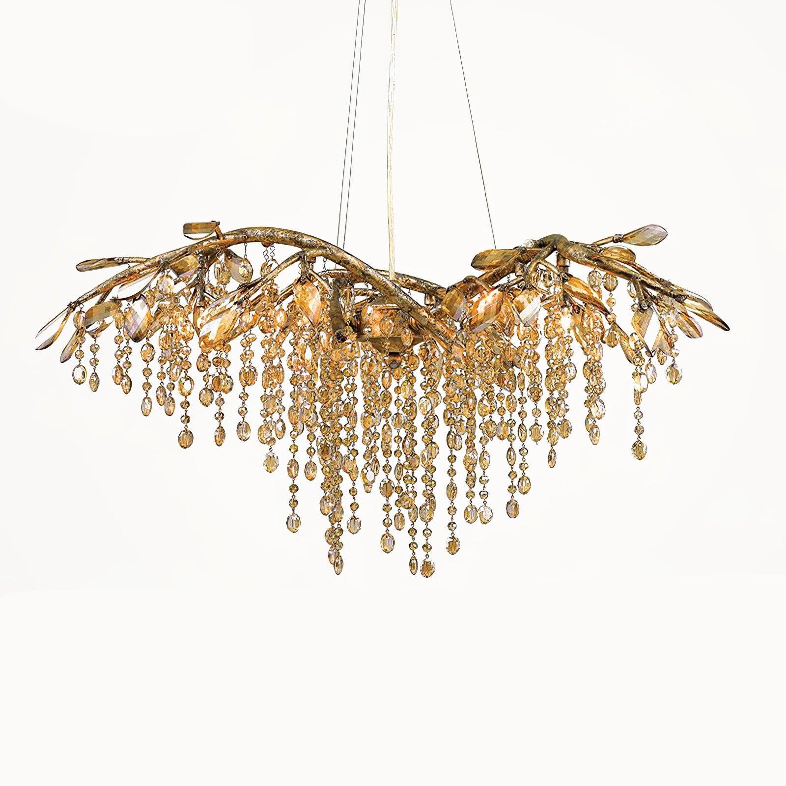 Autumn Twilight Round/Linear Chandelier-Sylvia Space