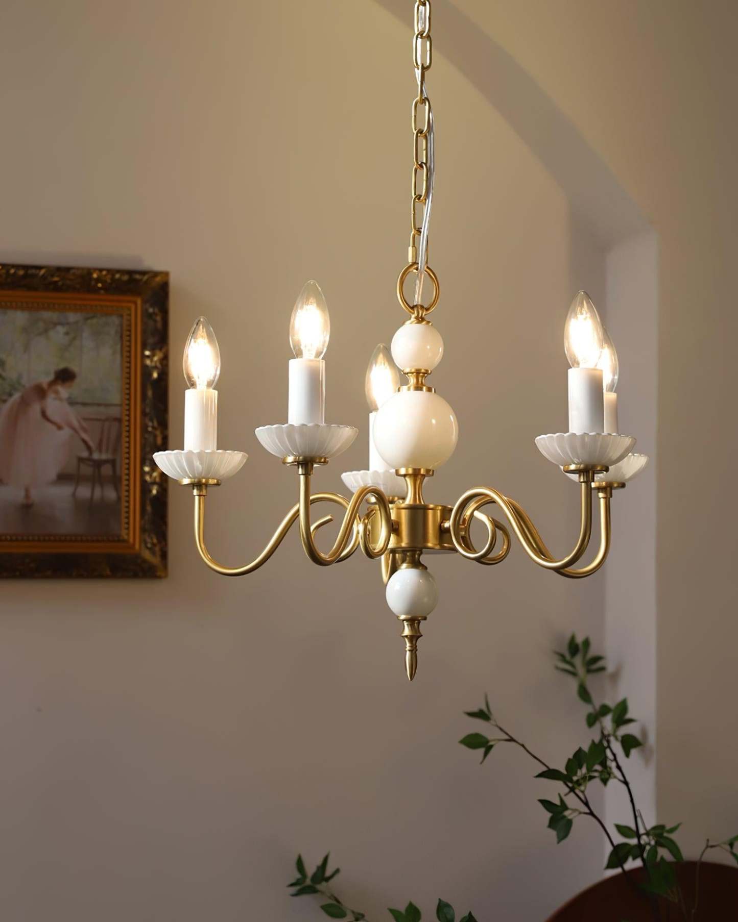Carlita Chandelier with 3/5 heads-Sylvia Space