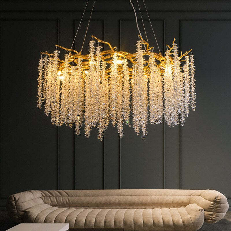 Albero Crystal Chandelier-Sylvia Space