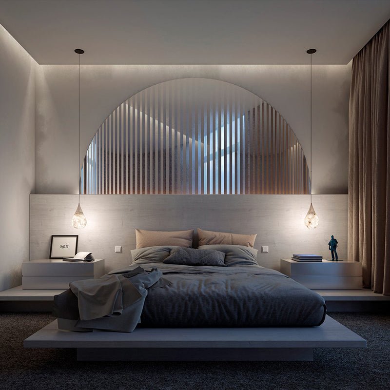 Lacrima Alabaster Pendant Light-Sylvia Space