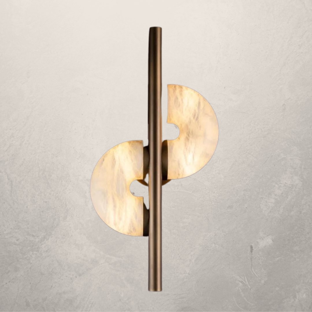 Arya Alabaster Wall Lamp-Sylvia Space